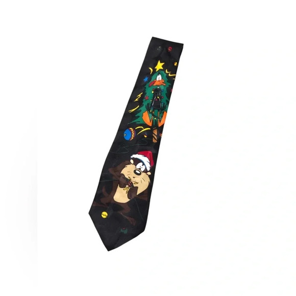 Vintage Looney Tunes Christmas Tie - Picture 1 of 2